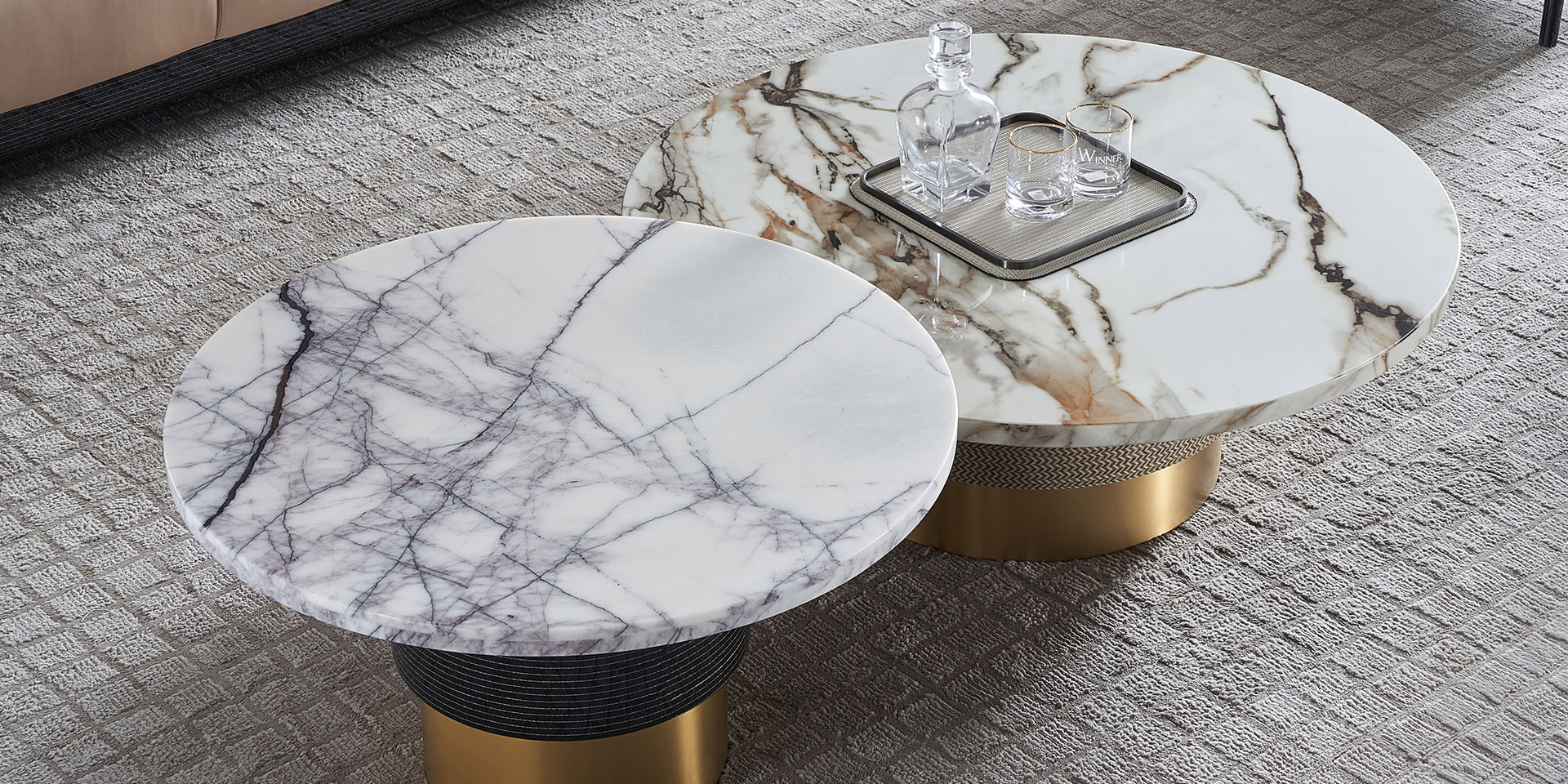 15A Large & Small Coffee Table Set